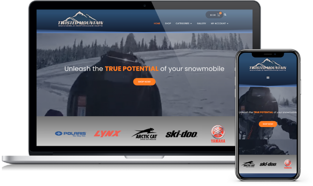 A website that we build for a US client in laptop and mobile view. Responsive web design