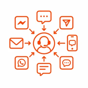 Icon image of: Customers message you from too many different places